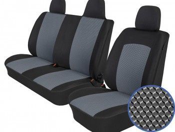 Automega Autopotahy NISSAN PRIMASTAR, 3 místa, od r. 2001-2014, Dynamic šedé