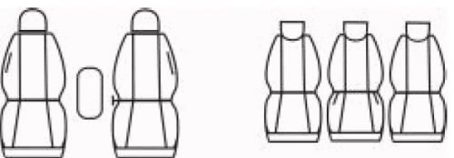 Automega Autopotahy ŠKODA ROOMSTER, od r. 2006, 5 míst, Dynamic šedé