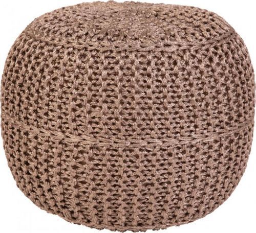 Obsession koberce Sedák Pouf Exo 444 Taupe - 43x40 cm Expres Hnědá