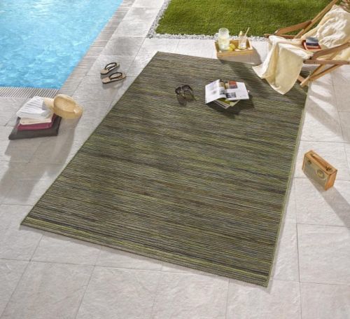Bougari - Hanse Home koberce Venkovní kusový koberec Lotus Grün Meliert - 80x240 cm Zelená