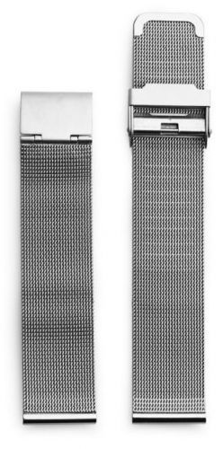 CHPO 14232BB-S Silver Metal Mesh Wristband - 20 mm