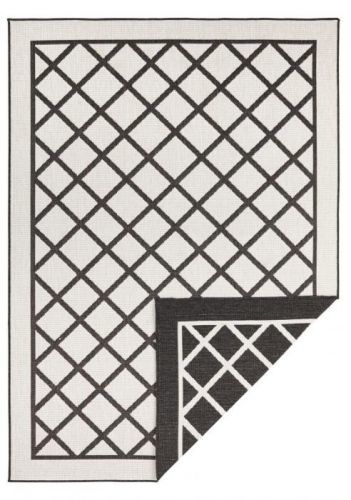 Bougari - Hanse Home koberce Kusový koberec Twin Supreme 103425 Sydney black creme - 80x150 cm Béžová
