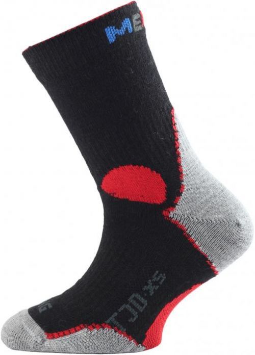 Lasting TJD 903 černá merino ponožka junior slabší Velikost: (24-28) XXS