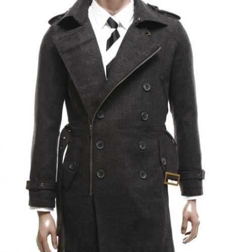 Pánský kabát - černá Velikost: M