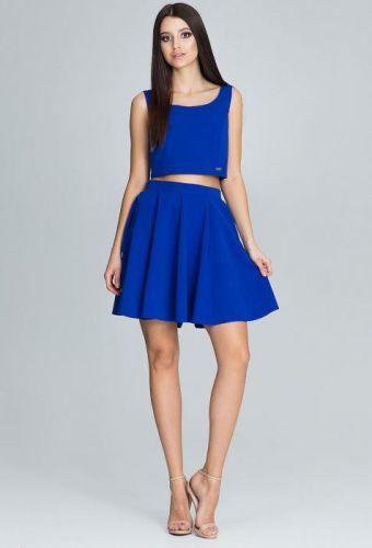 FIGL Set sukně + top M572 Blue velikost: L