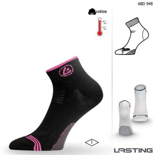 Lasting ABD ponožky pro aktivní sport 948 černá Velikost: (38-41) M