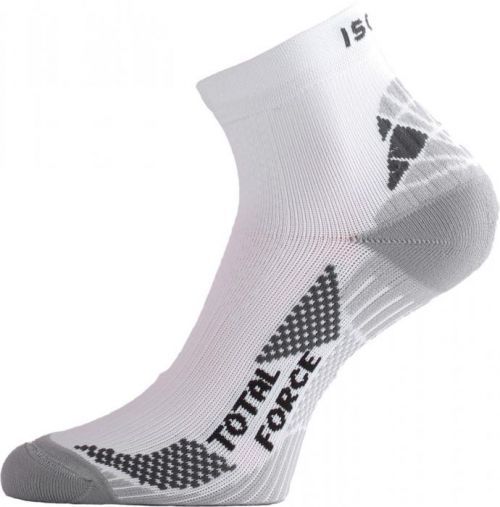 Lasting RTF 008 bílé běžecké ponožky Velikost: (42-45) L