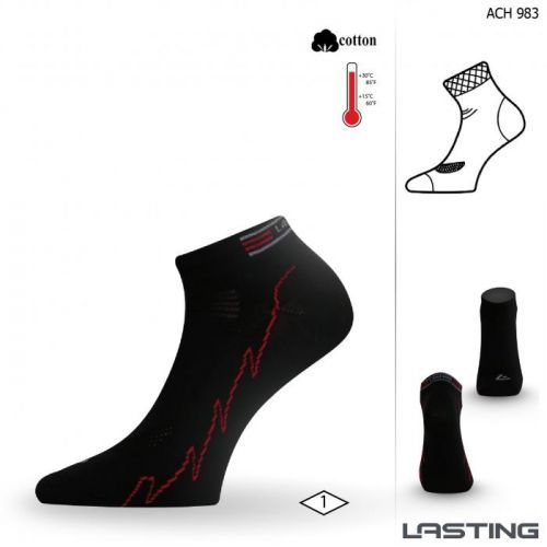 Lasting ACH ponožky pro aktivní sport 983 černá Velikost: (38-41) M