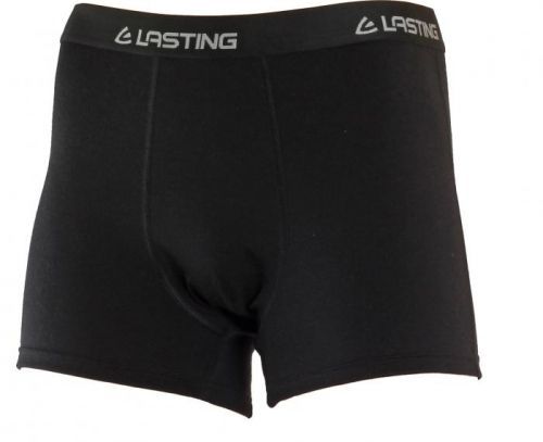 Lasting NORO 9090 černé vlněné merino boxerky Velikost: M