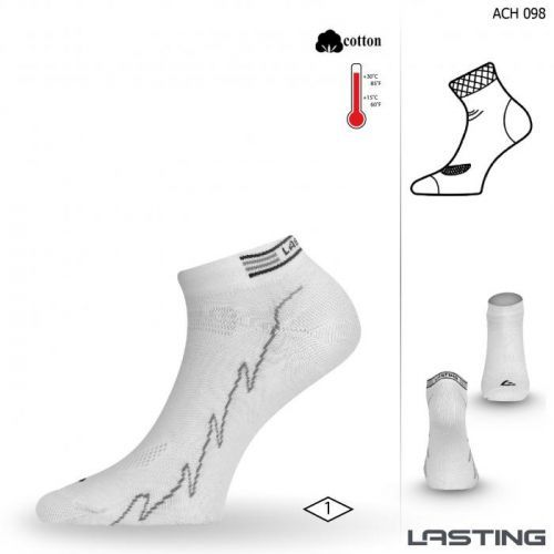 Lasting ACH ponožky pro aktivní sport 098 bílá Velikost: (42-45) L