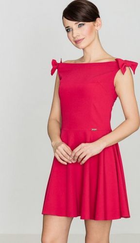 LENITIF Dámské červené šaty  K170 velikost: XL