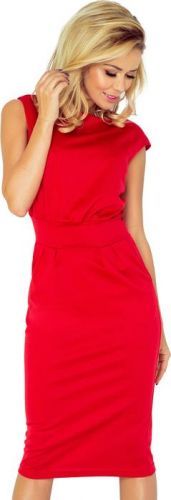 NUMOCO Červené šaty SARA 144-2 velikost: XS