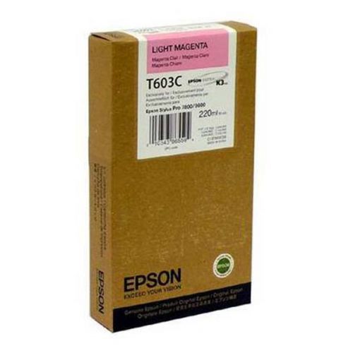 Epson C13T603C00 světle purpurová (light magenta) originální cartridge