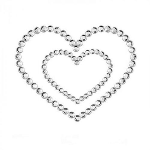 šperk na tělo Mimi Heart silver uni
