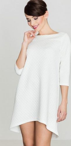LENITIF Dámské šaty ve smetanové barvě K134 velikost: XL