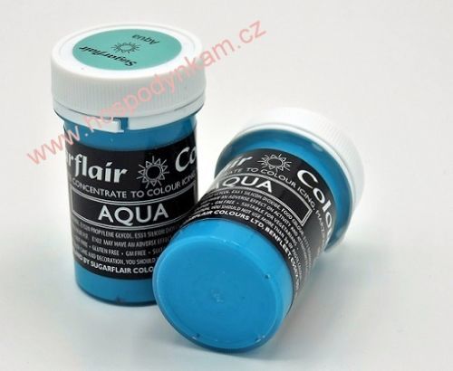 Gelová barva Sugarflair Aqua 25g