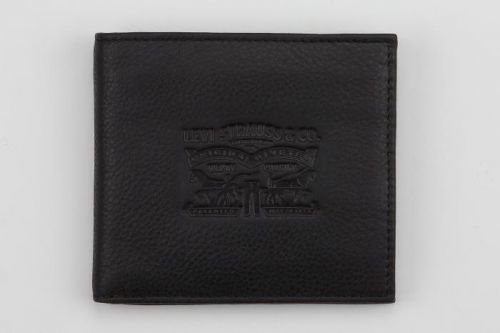 Levis pánská kožená peněženka 77173-0363 Černá