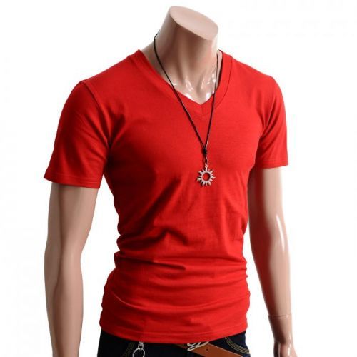 Pánské tričko - červená Velikost: XL
