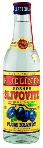 Slivovice bílá Kosher 5Y 50% 0,7l plech R.Jelínek