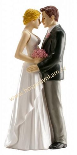 Figurka na dort - nevěsta a ženich romantika
