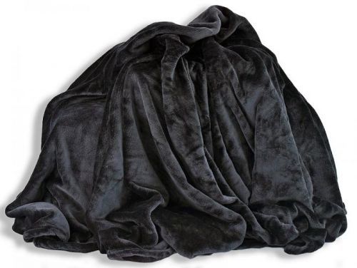 Homeville Homeville deka mikroplyš 150x200 cm černá