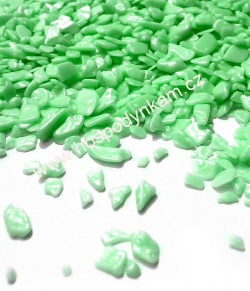 Cukrářské zdobení - šupiny zelené 50g