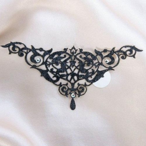 šperk na tělo - Alhambra černá uni