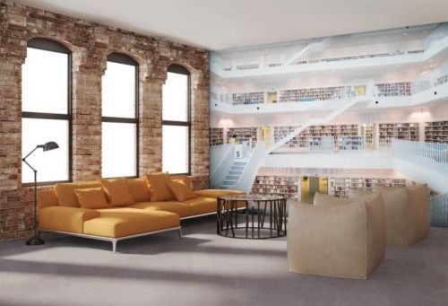 1Wall 1Wall fototapeta Městská knihovna 315x232 cm