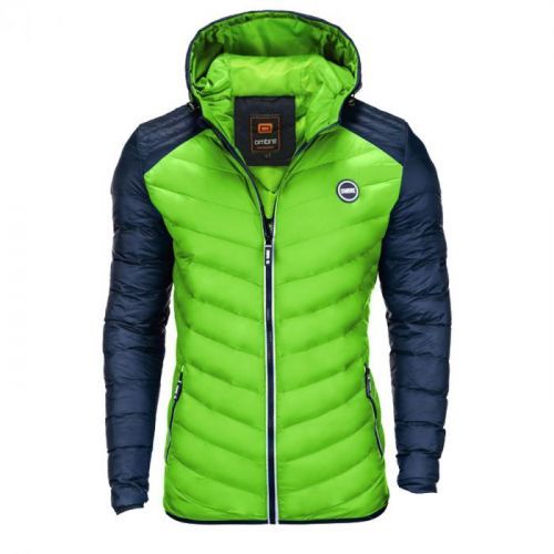 Pánska prešívaná zimná bunda Freud světle zelená M