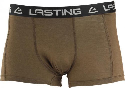 Lasting  NORO 6363 zelené vlněné merino boxerky Velikost: XL
