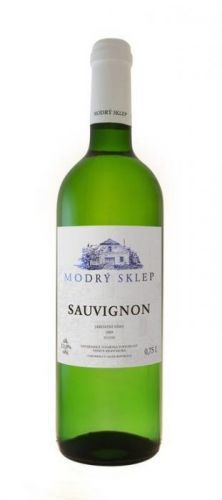 Modry sklep Sauvignon jakostni vino odrudove 0.75l