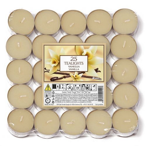 Petali vonné čajové svíčky Vanilka 25ks