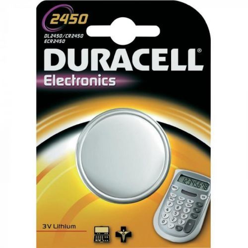 Knoflíková baterie Duracell CR2450, lithium, DUR030428