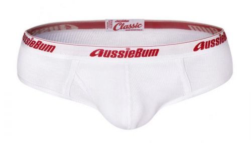 AussieBum SKLADEM ★ Slipy s jemným vroubkem AussieBum Classic Original White Barva: Bílá, Velikost: XXL
