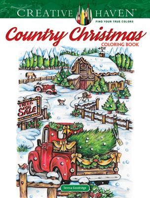 Creative Haven Country Christmas Coloring Book (Goodridge Teresa)(Paperback / softback)