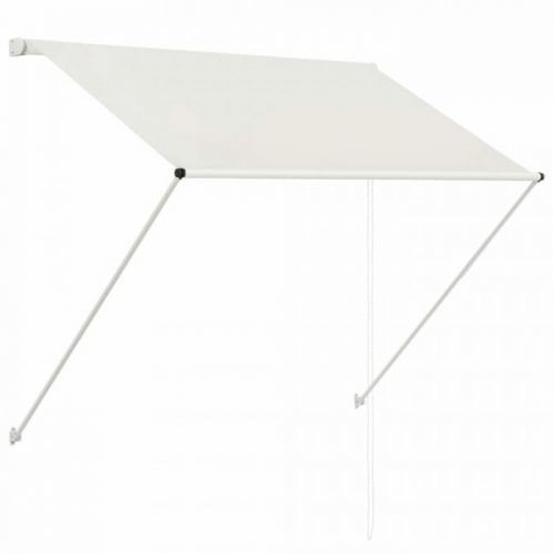 Zatahovací markýza 150 x 150 cm Dekorhome Krémová