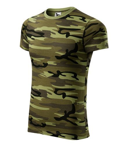 Maskáčové tričko unisex CAMOUFLAGE XS camouflage brown