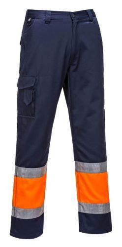 Dvoubarevné kalhoty Combat Hi-Vis XXL neon orange
