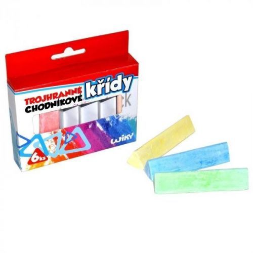 Wiky Křídy chodníkové 6ks