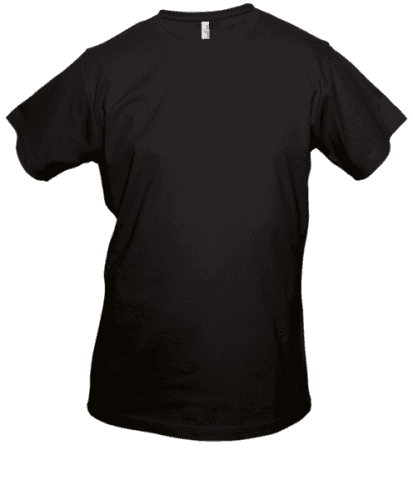 Prodloužené tričko S černá