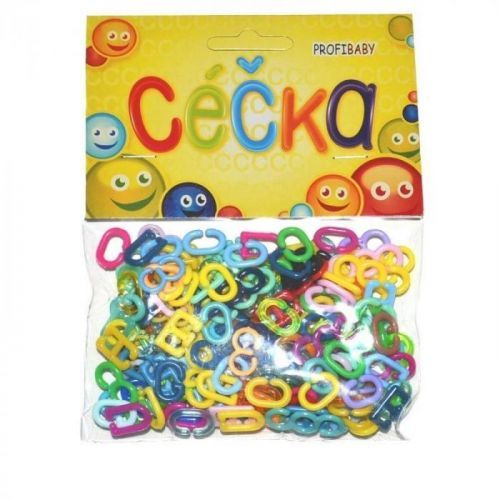 Céčka barevná a jiné tvary 150ks