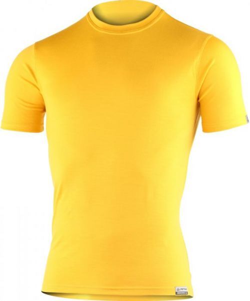 Lasting  CHUAN 2121 žluté pánské vlněné merino triko Velikost: L