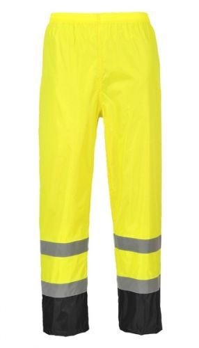 Kalhoty do deště Hi-Vis Classic Contrast S neon yellow
