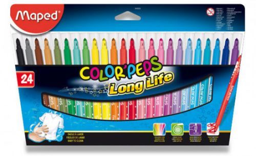 Dětské fixy Maped Color'Peps - 24 barev