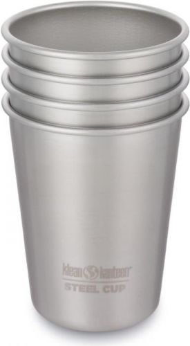 Klean Kanteen Steel Cup - 4 Pack - brushed stainless 296 ml uni