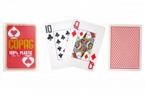 COPAG pokerové karty červené V