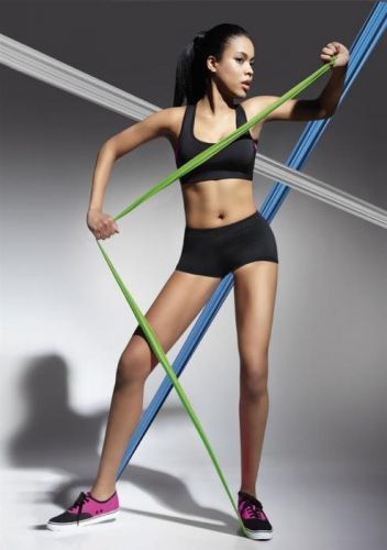 Kraťasy Forcefit 30 - Bas Bleu - L - černá