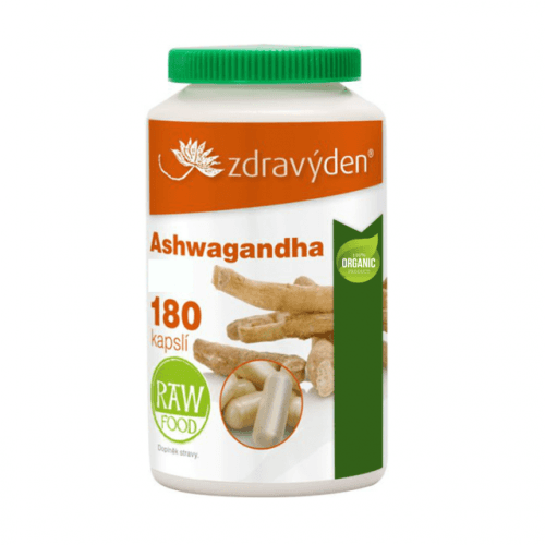 Zdravý den Ashwagandha 180 kapslí