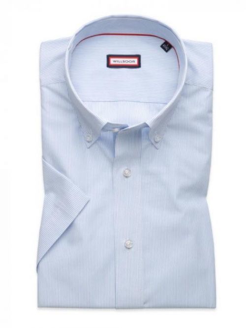 Pánská slim fit košile s jemným vzorem  10814