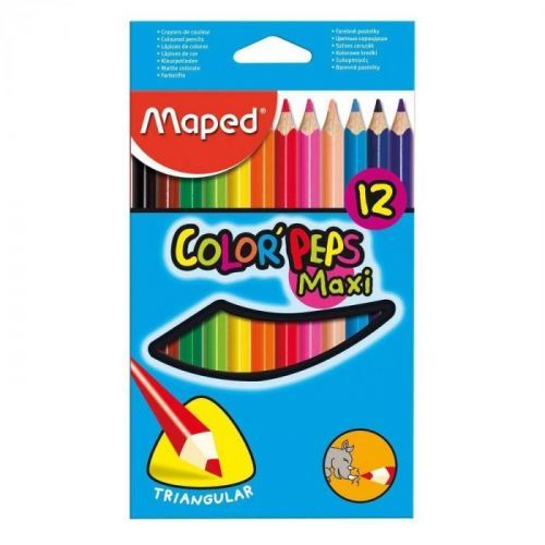 Pastelky Maped Color'Peps Jumbo - 12 barev